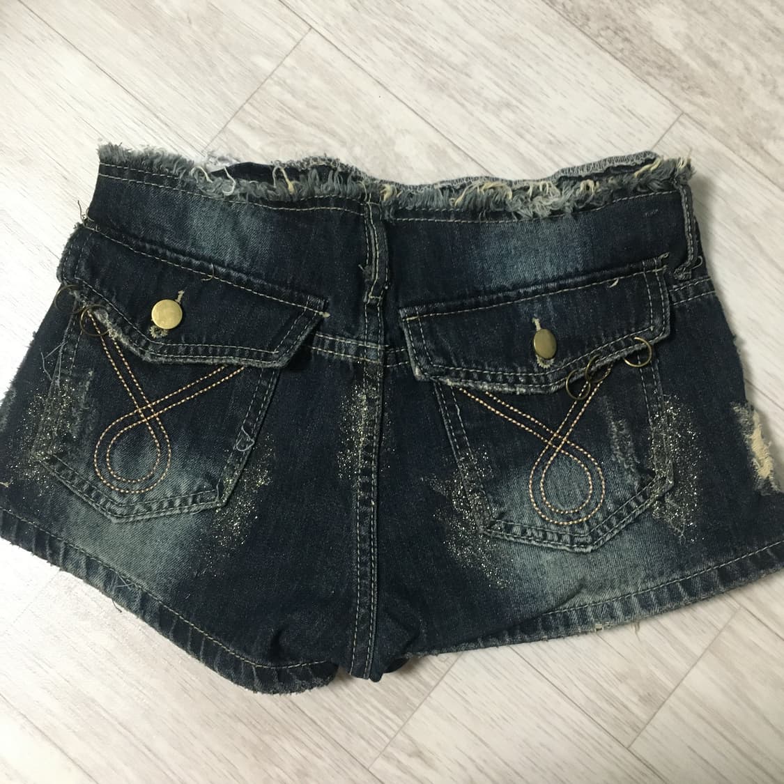 y2k 펑크갸루핀터깔 반바지 상품이미지4