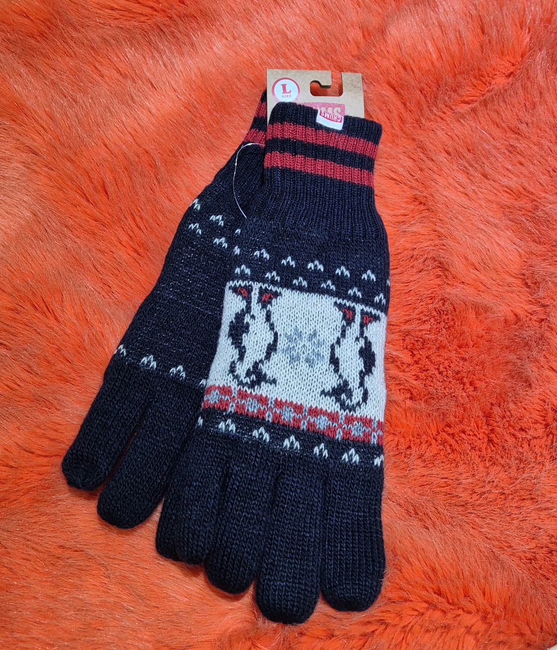 CHUMS 첨스 니트 장갑 새상품 남성L 상품이미지5