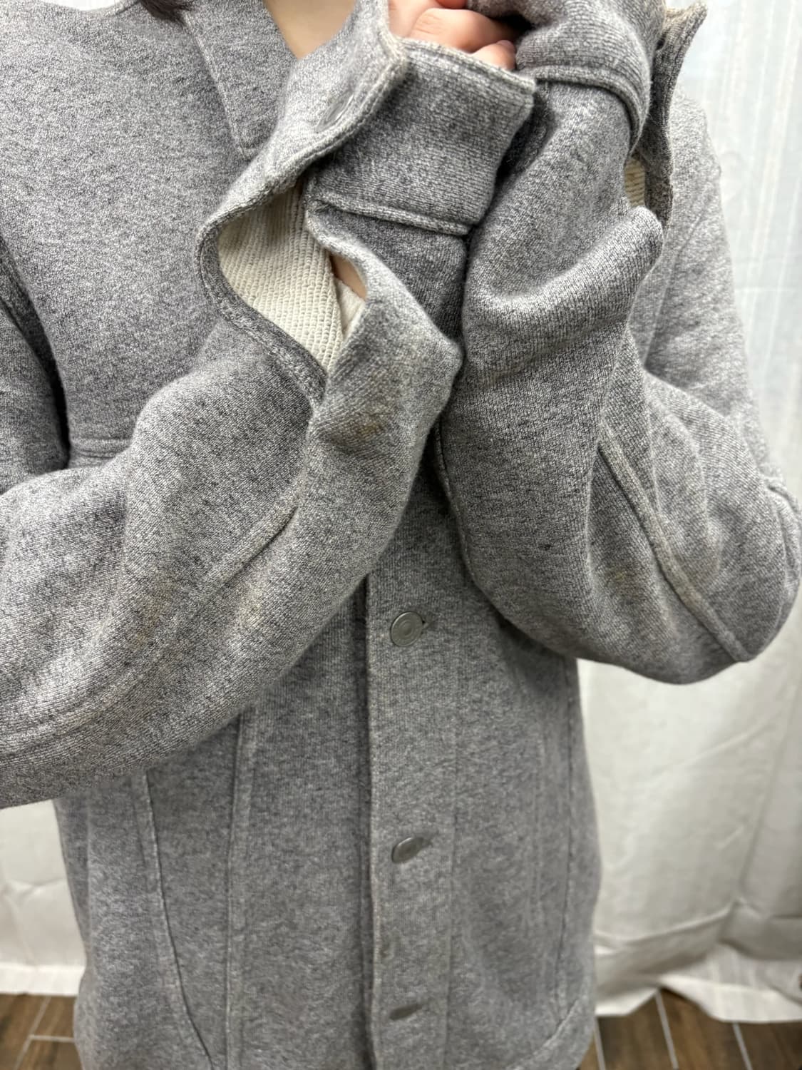 리바이스 프렌치 테리 코튼 트러커 자켓 상품이미지6