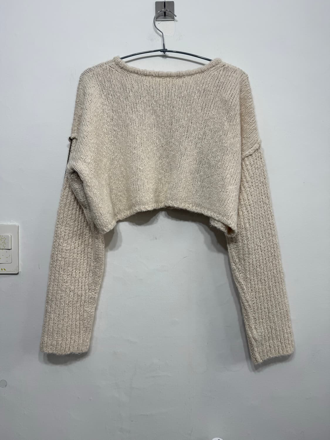 리엘 RE_L 스티치라인 크롭니트 free 상품이미지7