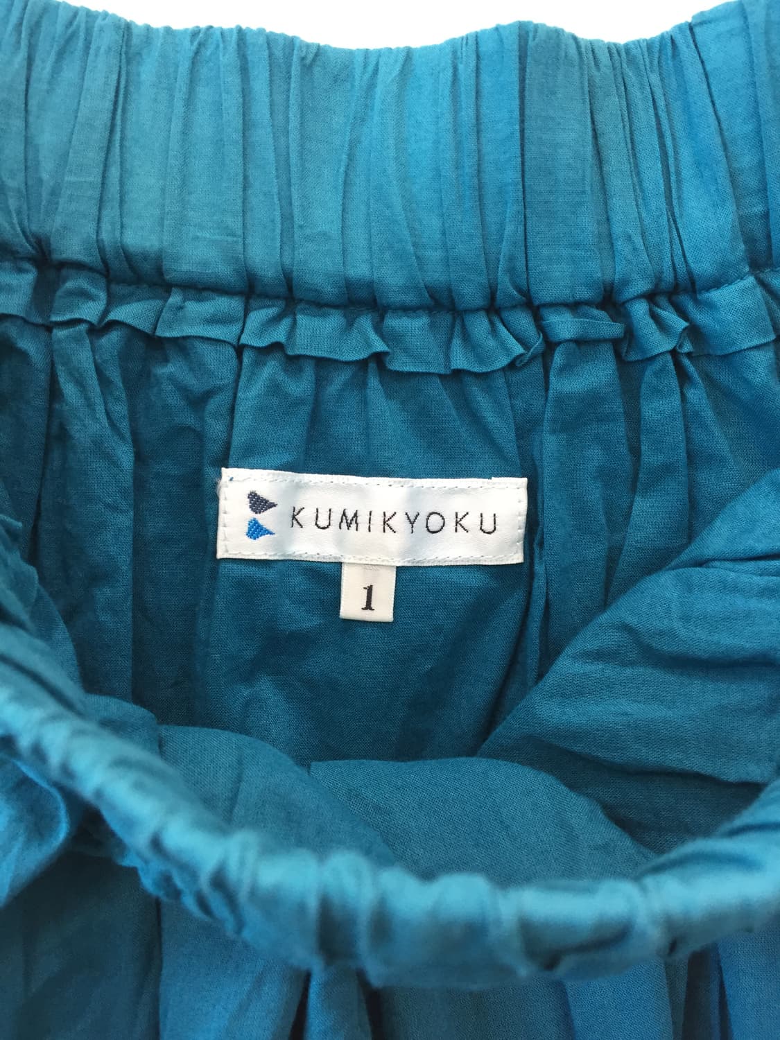 KUMIKYOKU Mori Girl Blue Skirt 상품이미지5
