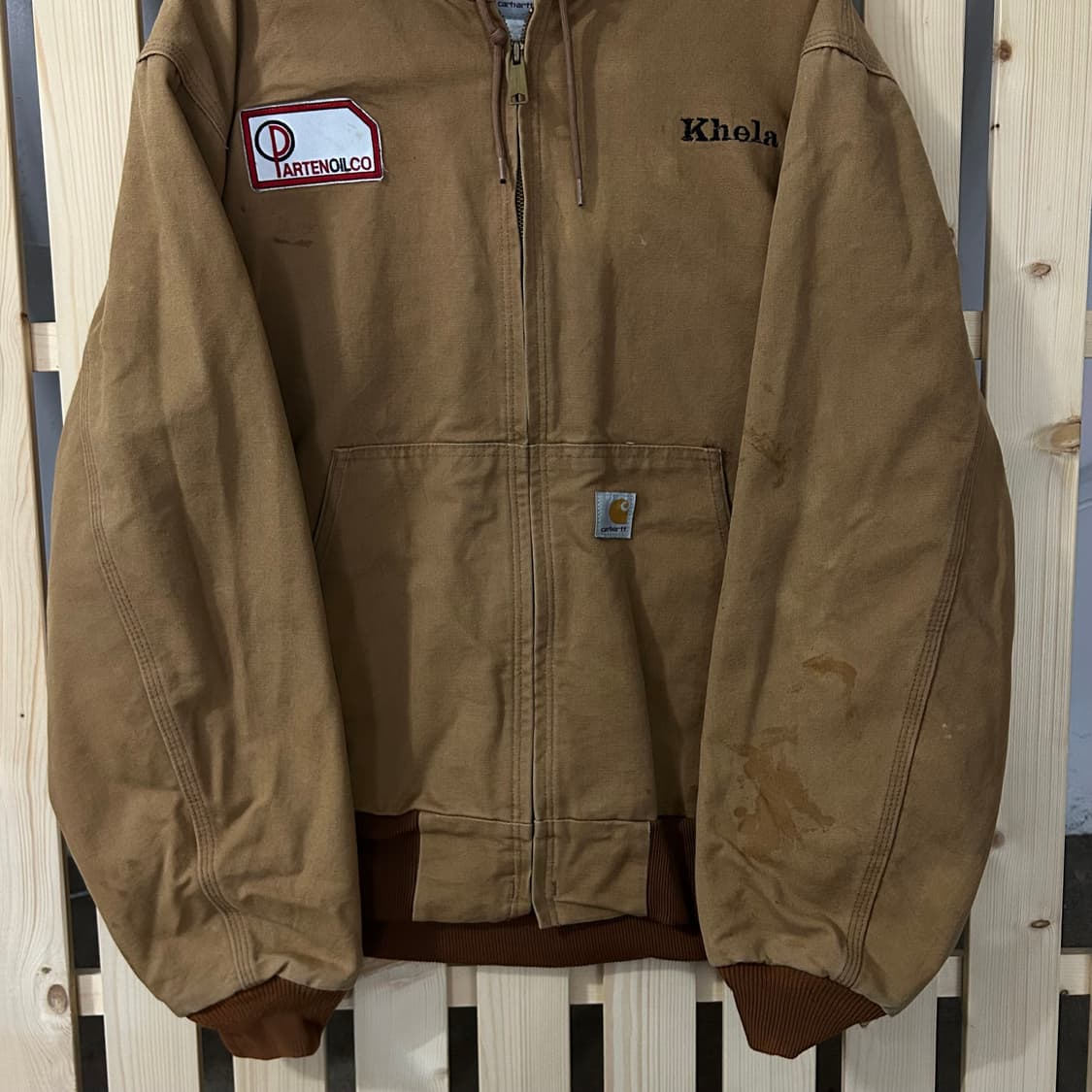 (XL) 칼하트 J131 베이지 액티브 자켓 상품이미지3