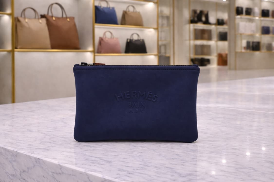 [A급] 에르메스 네오베인 파우치 블루 판매합니다!!! 상품이미지1