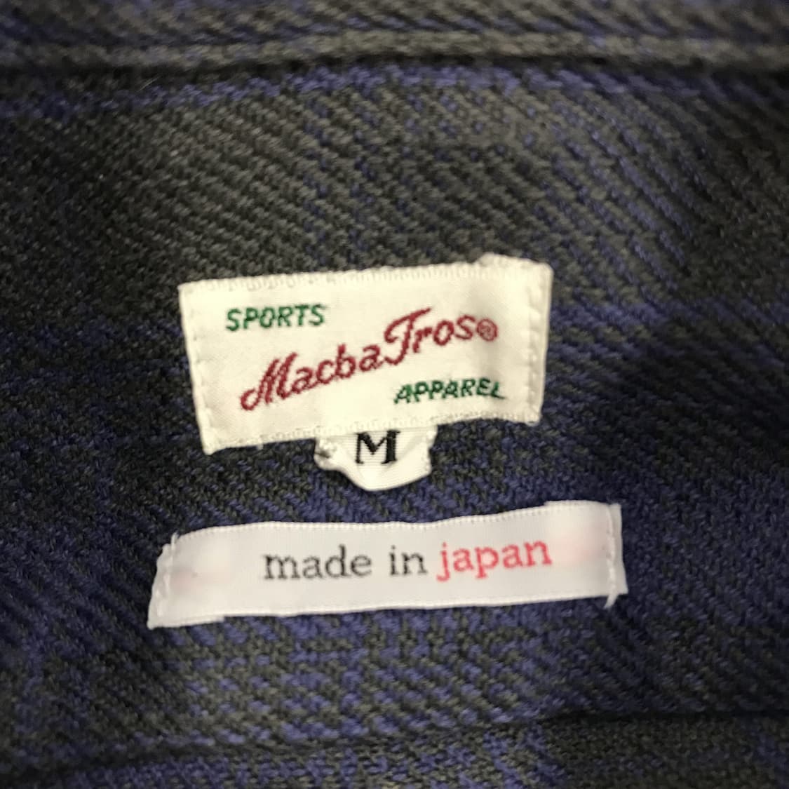 Macba Tros JPN 플란넬 체크셔츠 [M] 상품이미지4