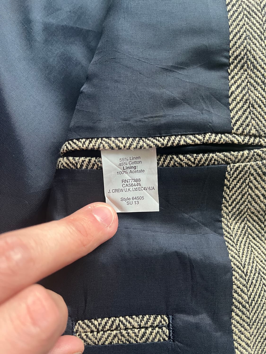 제이크루 뉴욕 헤링본 블레이저 (105) 상품이미지7
