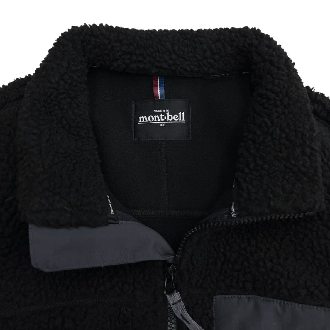 몽벨 블랙 뽀글이 포켓집업 100 상품이미지4