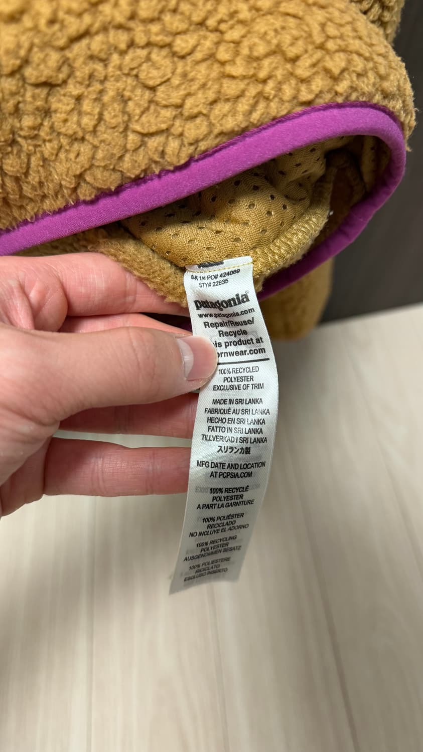 파타고니아 레트로 파일 플리스 마수피얼 XL 상품이미지4