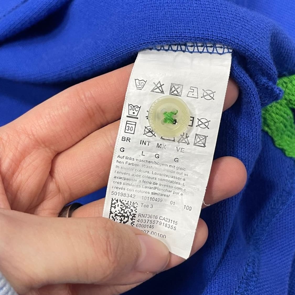 휴고 보스 자수 로고 카라넥 티셔츠 v0341 상품이미지7