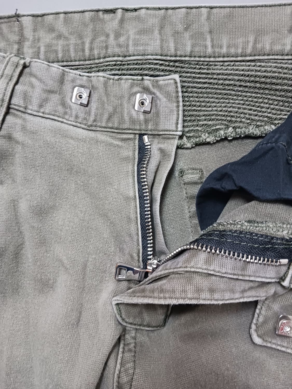 [34] 발망 워싱 카키 치노 바이커 팬츠 상품이미지6