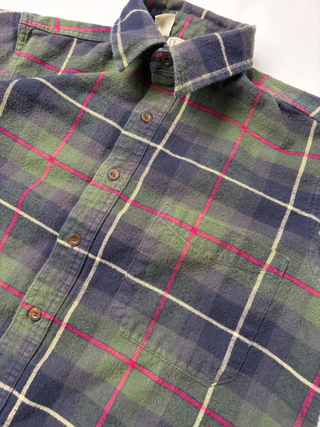 90s L.L.Bean Plaid Button Up Shirt 상품이미지5