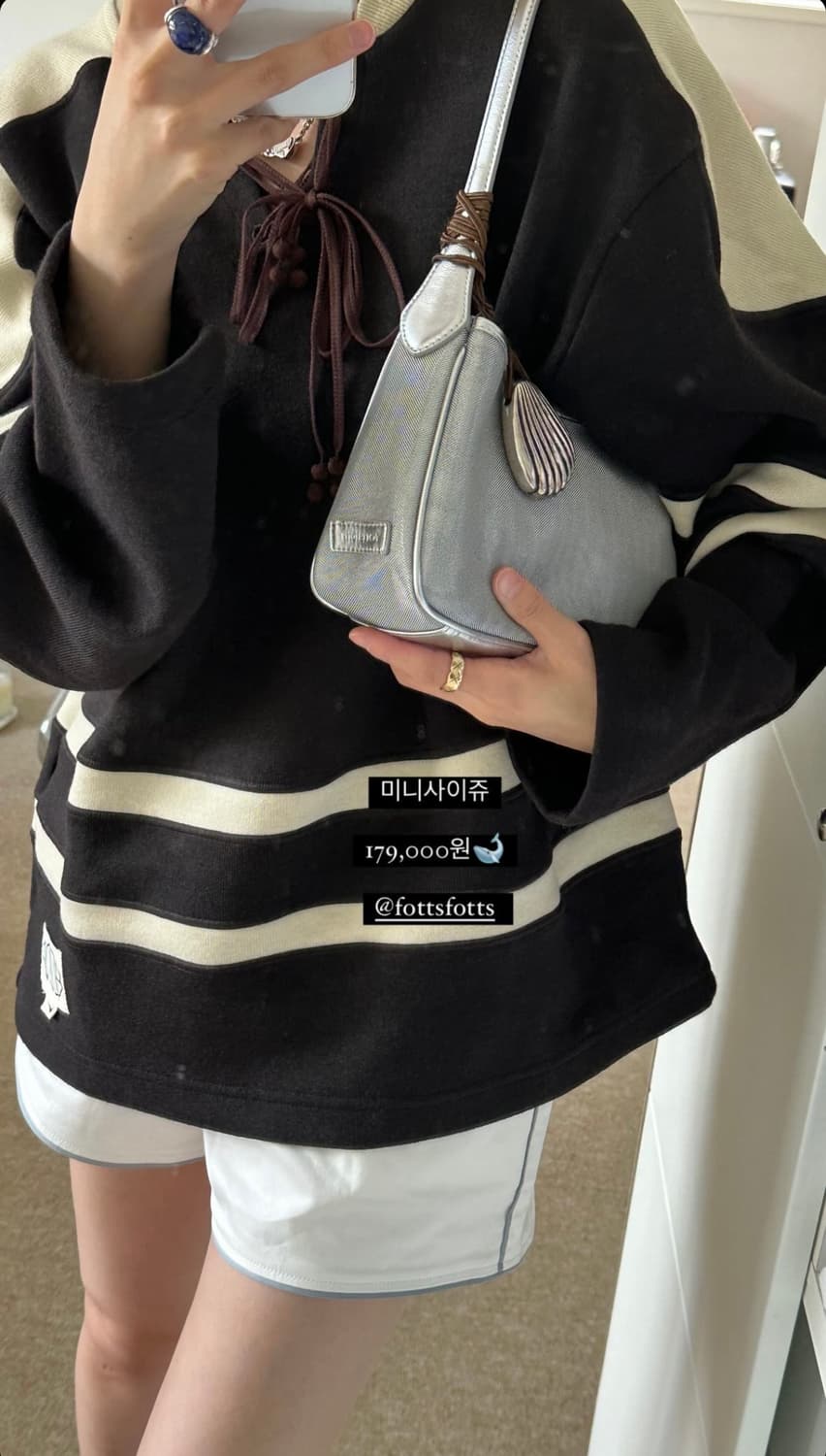 포츠포츠 MESH BAG MINI SILVER 상품이미지3