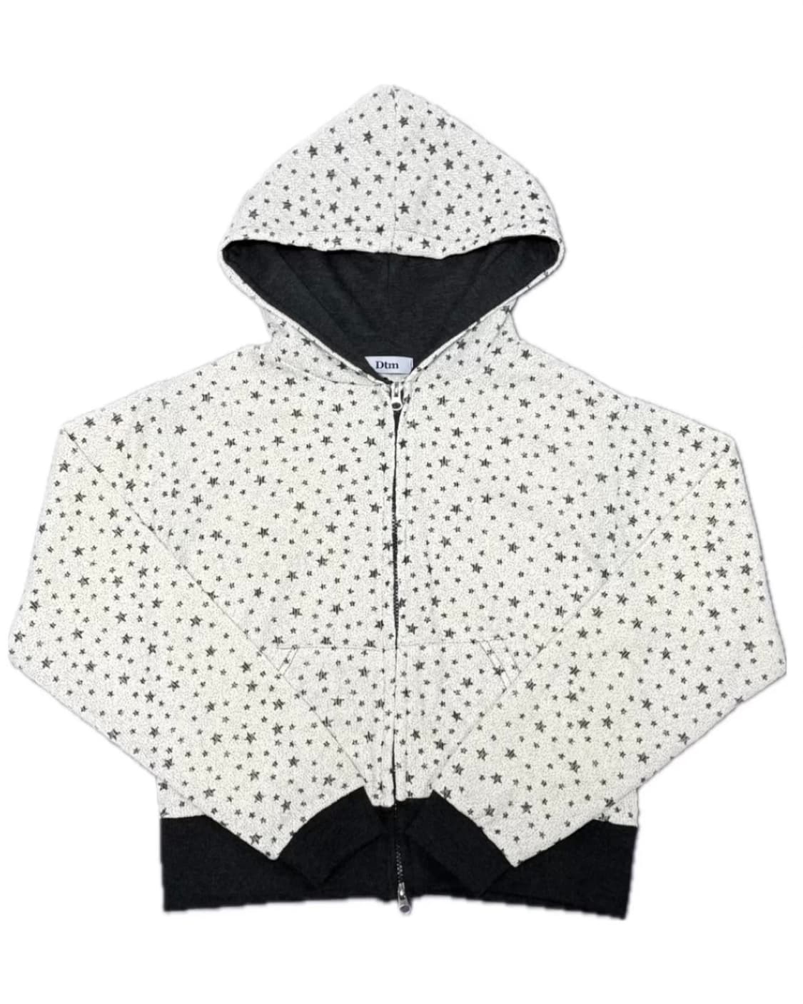 (새상품) 별 패턴 후드집업 상품이미지1