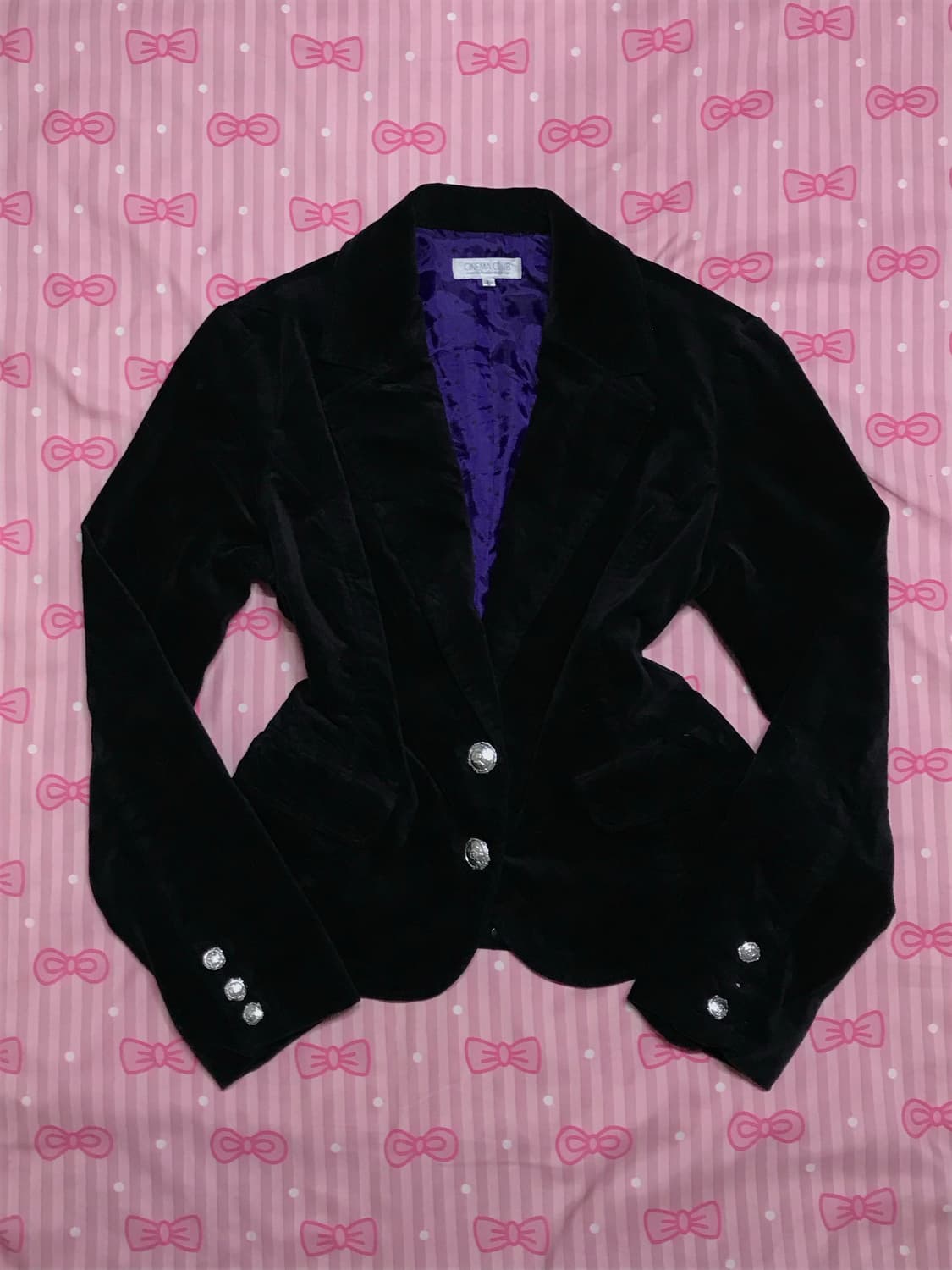 시네마 클럽 고딕 벨벳 자켓 고스로리 상품이미지1