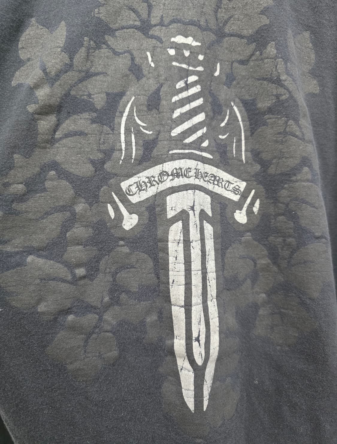 크롬하츠 대거 프린팅 롱슬리브 긴팔 티셔츠 m사이즈 판매 상품이미지3