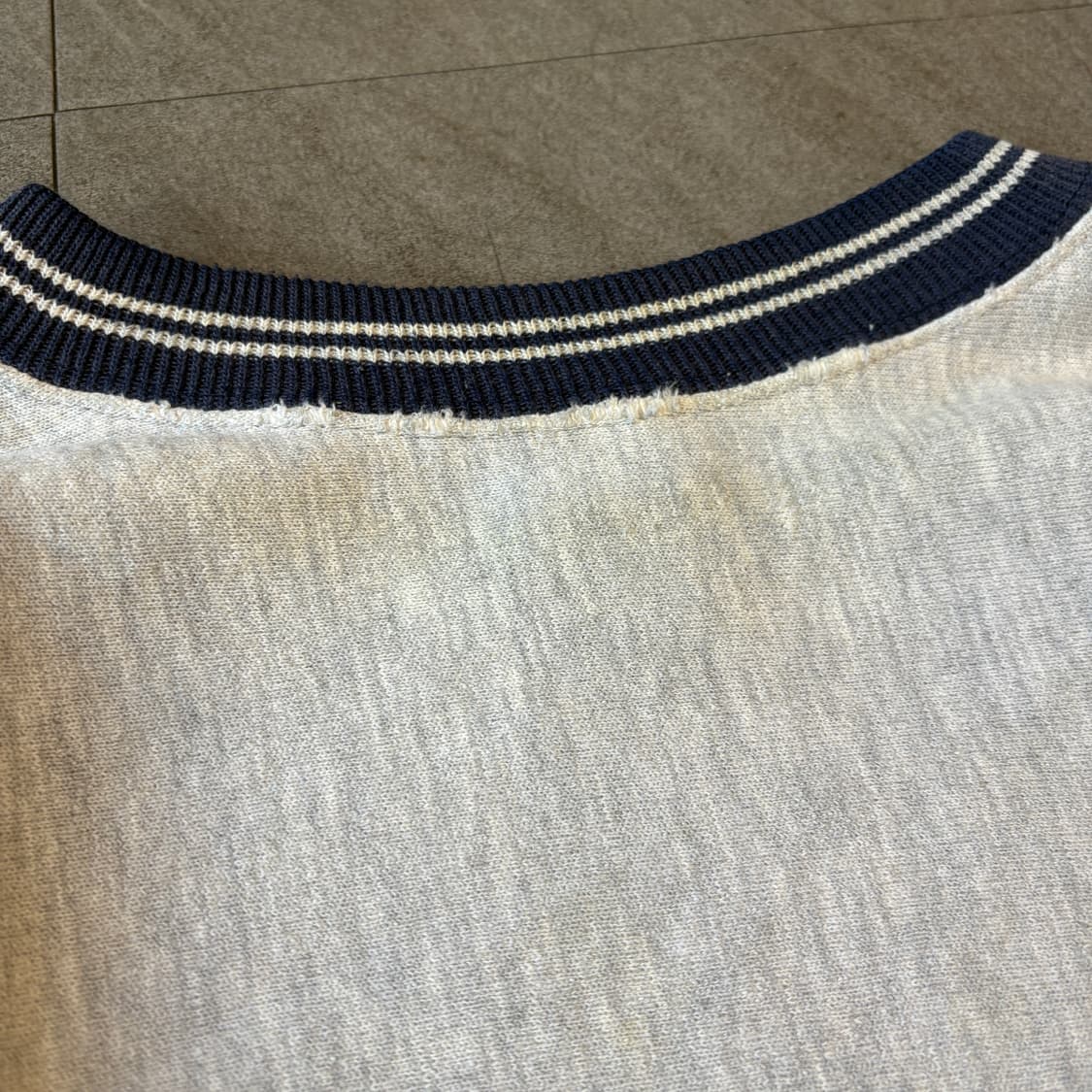 90년대 미국 생산 챔피온 리버스위브 멜란지 스웻셔츠  상품이미지5