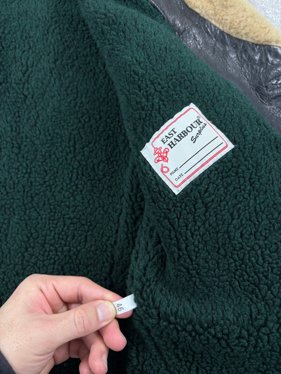 East Harbour Surplus Lather Jacket     상품이미지4