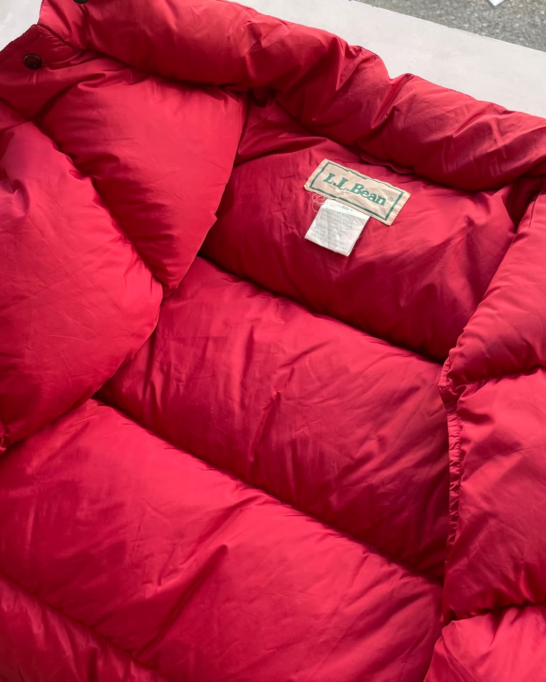 80’s Goose Down vest L 엘엘빈 구스 다운 푸퍼 베스트  상품이미지5