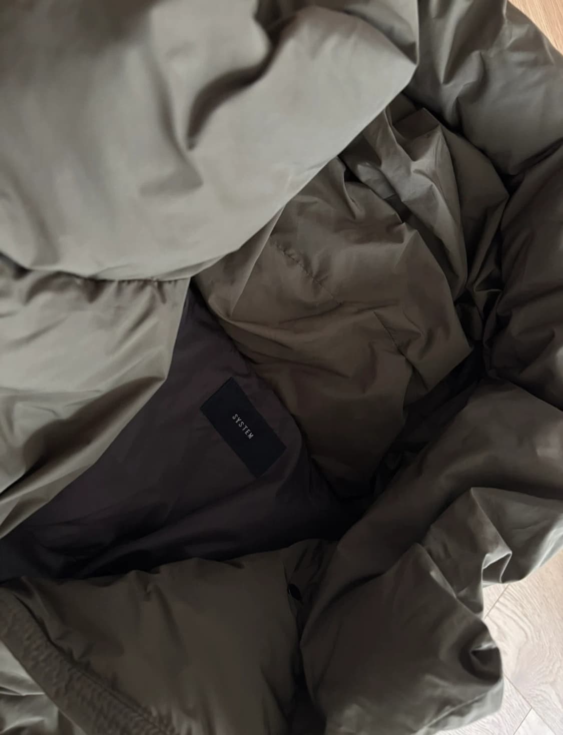 시스템 롱 구스다운 패딩 82 상품이미지4