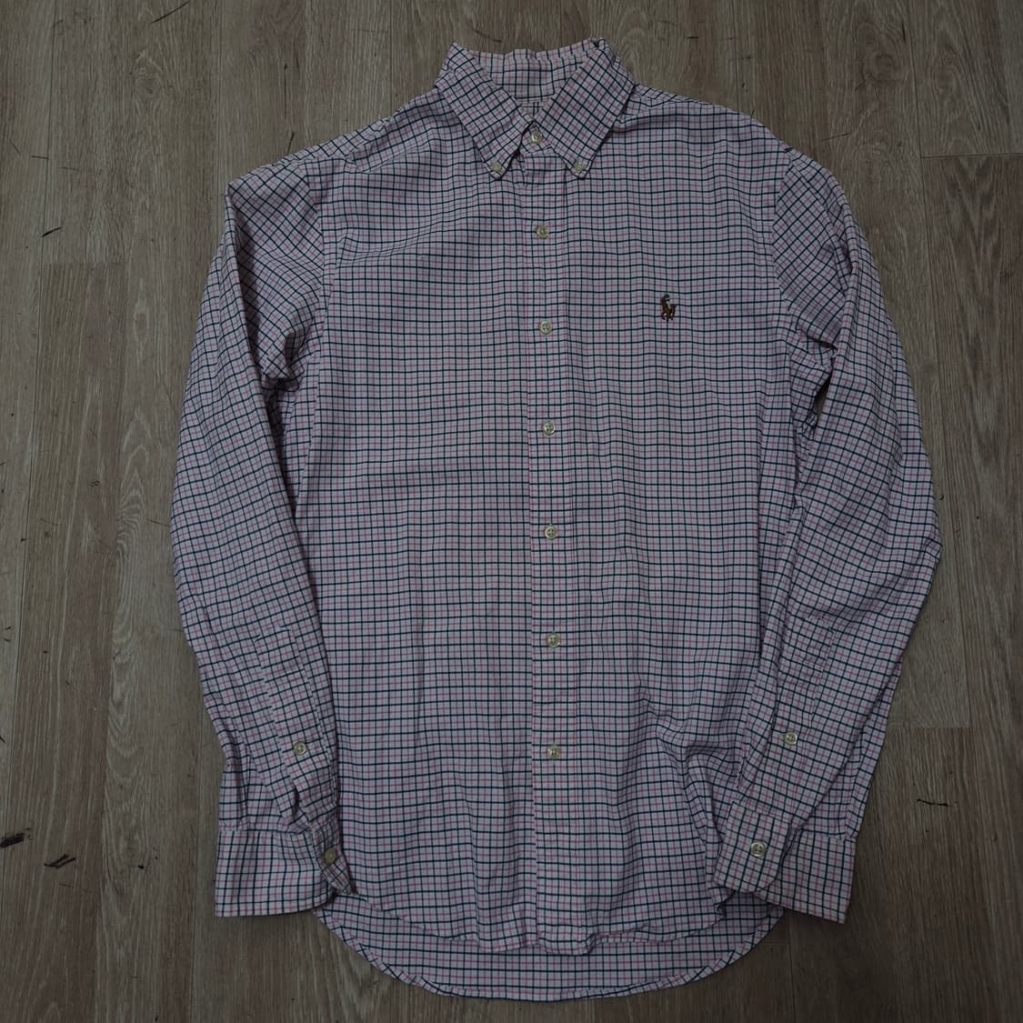 폴로 랄프로렌 스몰포니 옥스포드 체크 셔츠 S(90) 상품이미지1
