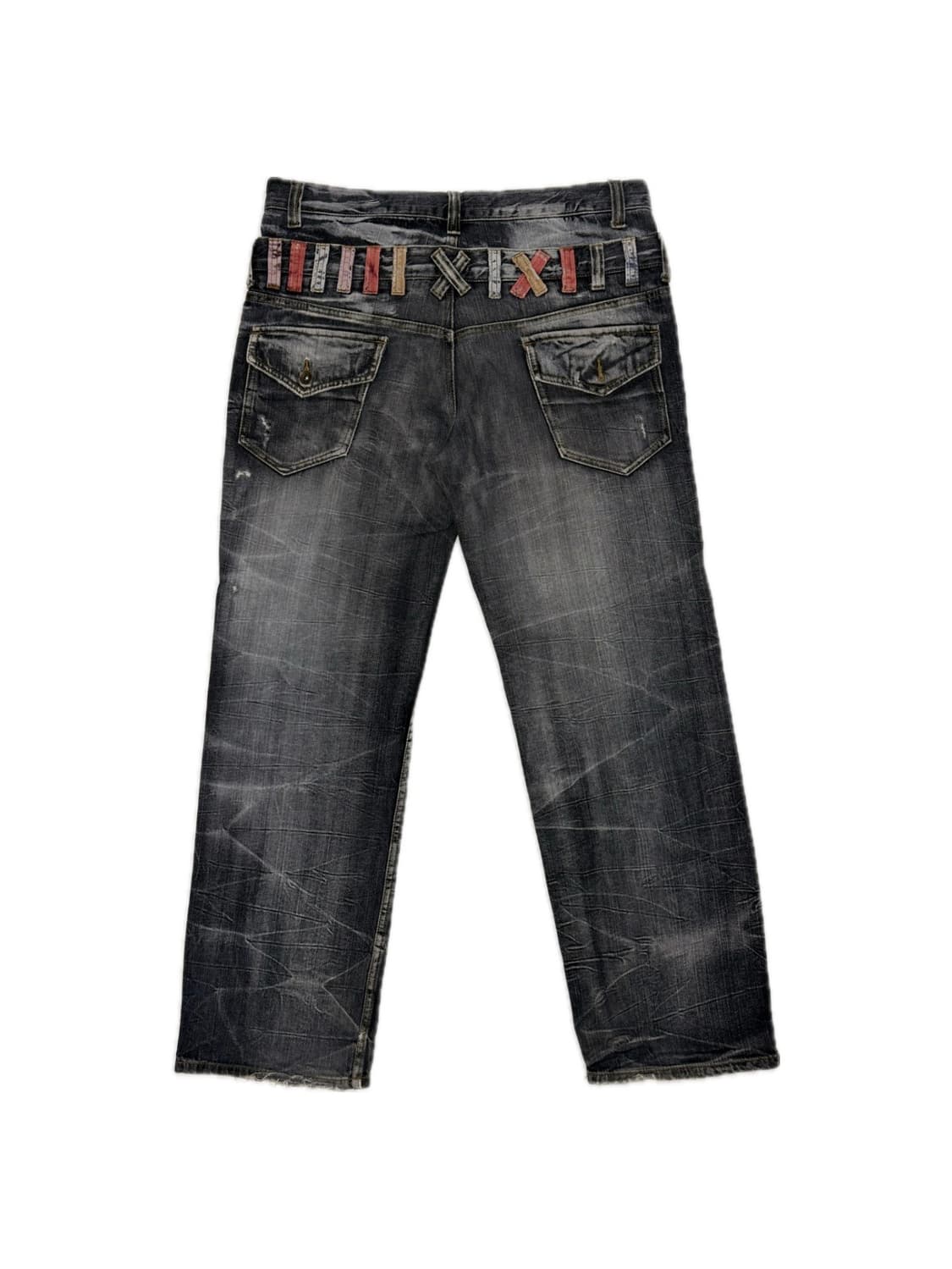 Blowbyblue 빈티지 워싱 데님팬츠 상품이미지2