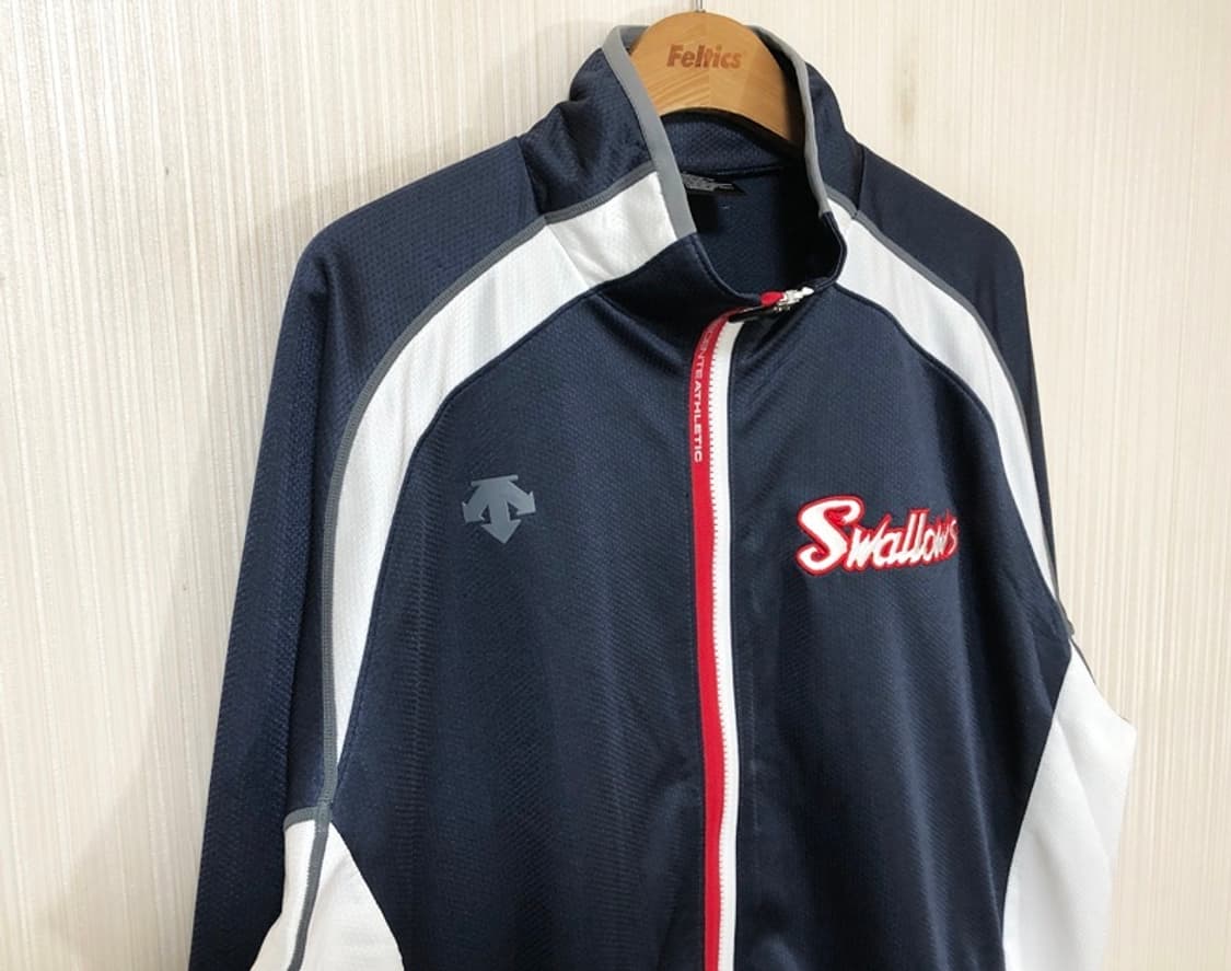NPB 데상트 토쿄 야쿠르트스왈로즈 선수지급 트레이닝자켓 XO(XXL) 상품이미지5