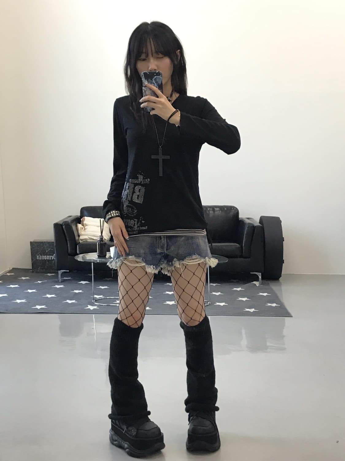 Oeillet Y2k Graphic Long Sleeve T-Shirts 상품이미지2