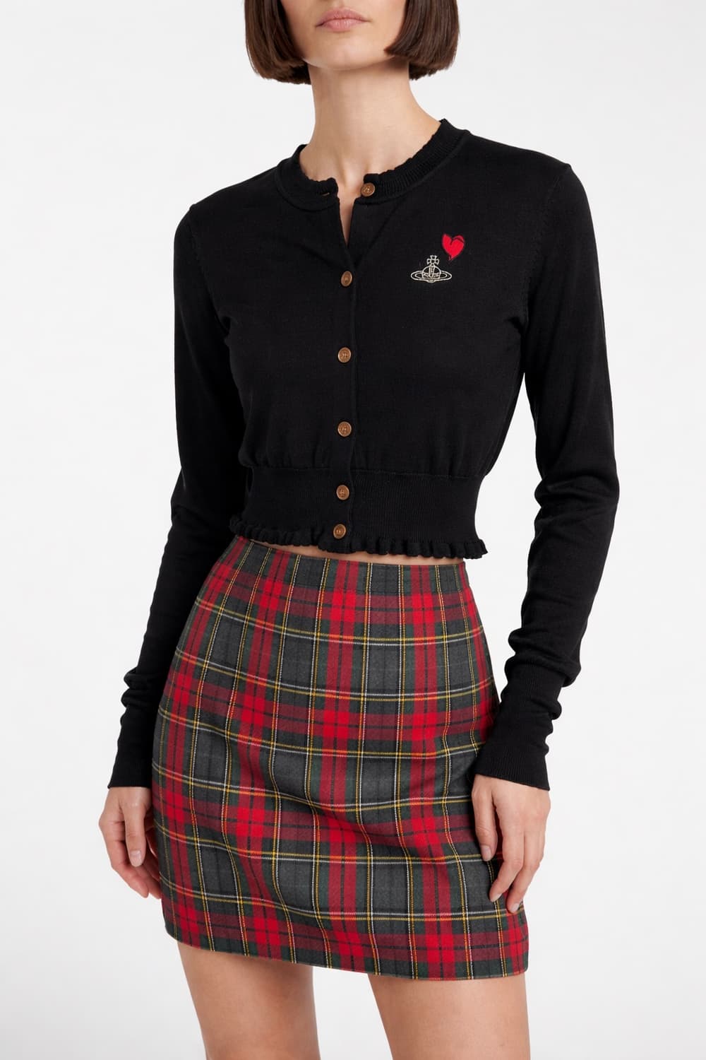 비비안 웨스트우드 하트 가디건 S 22FW 상품이미지1