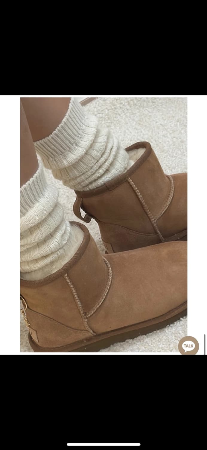 울 니트 레그워머 아이보리 ‼️새상품‼️ 상품이미지3