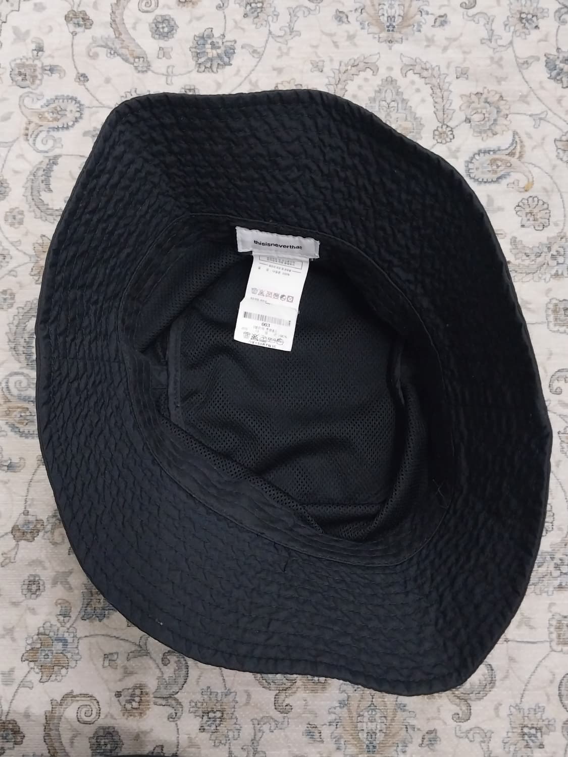 디스이즈네버댓 블랙 버킷햇 상품이미지3