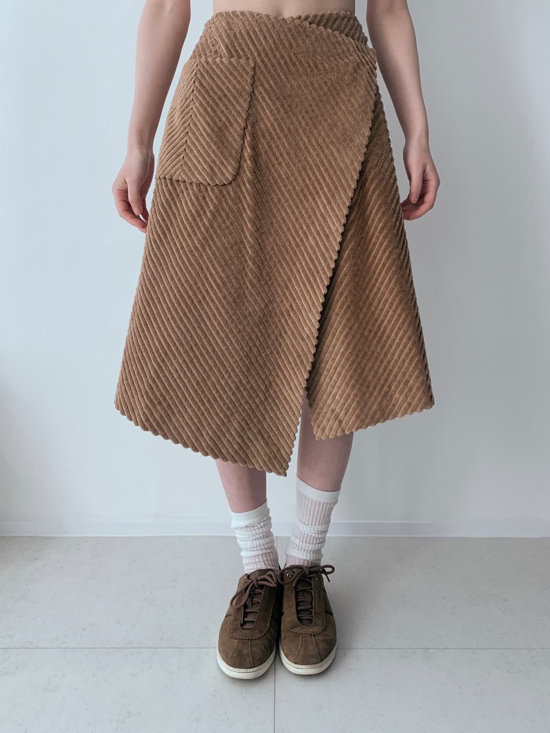 Corduroy Wrap Skirt 상품이미지5