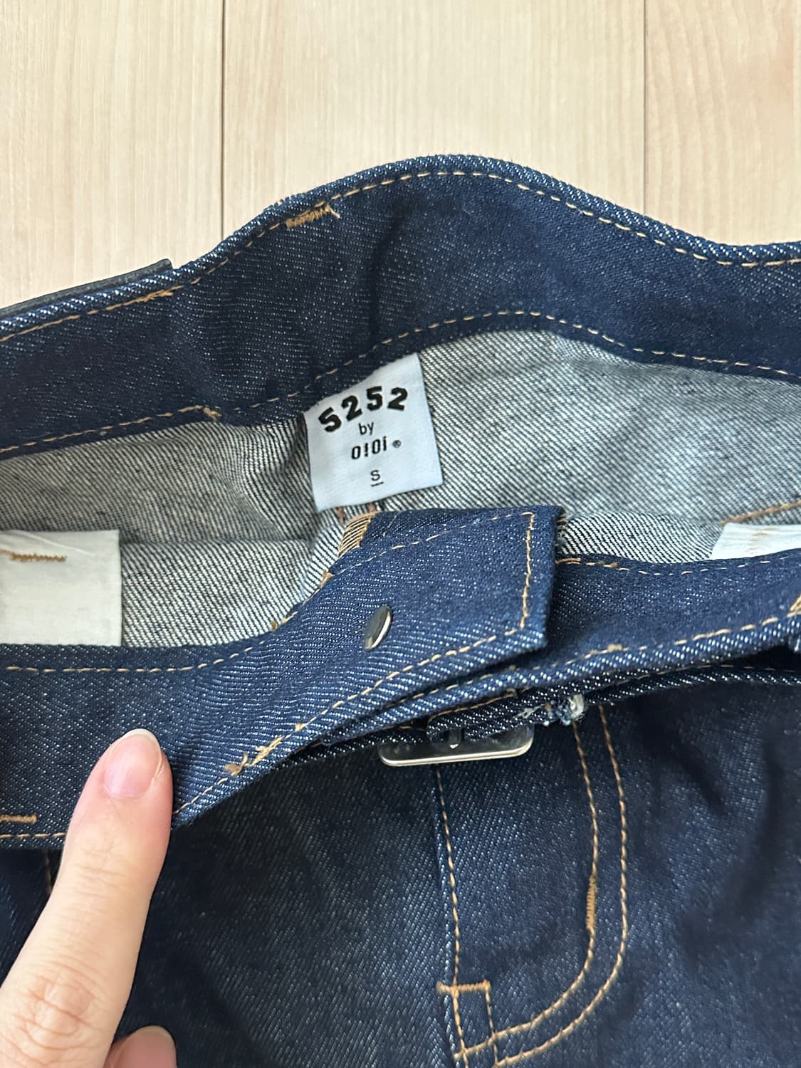 오아이 오아이 oioi 데님 미니스커트 S 사이즈 상품이미지3