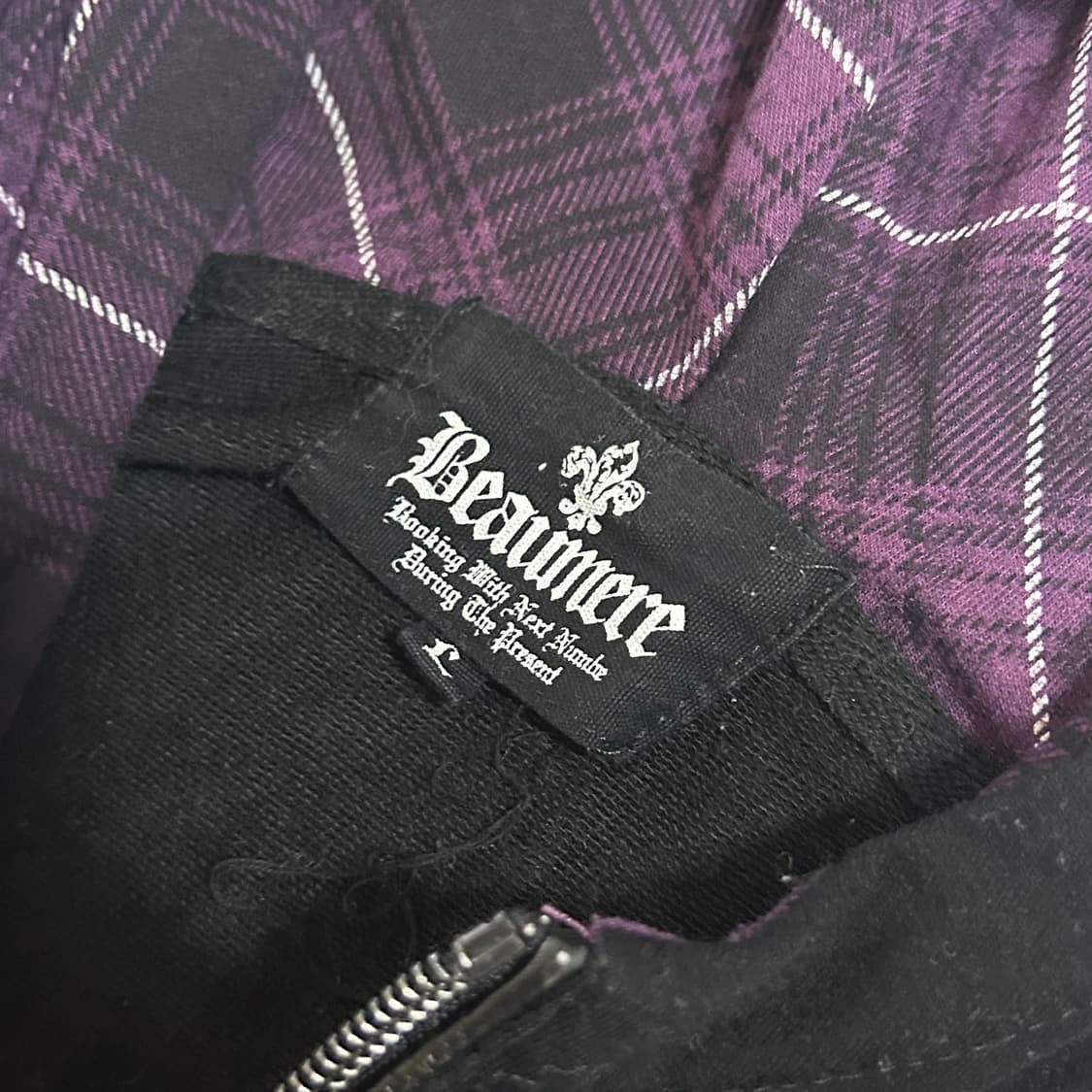 [BEAUMERE] 펑크 그래픽 프린팅 후드집업 상품이미지5