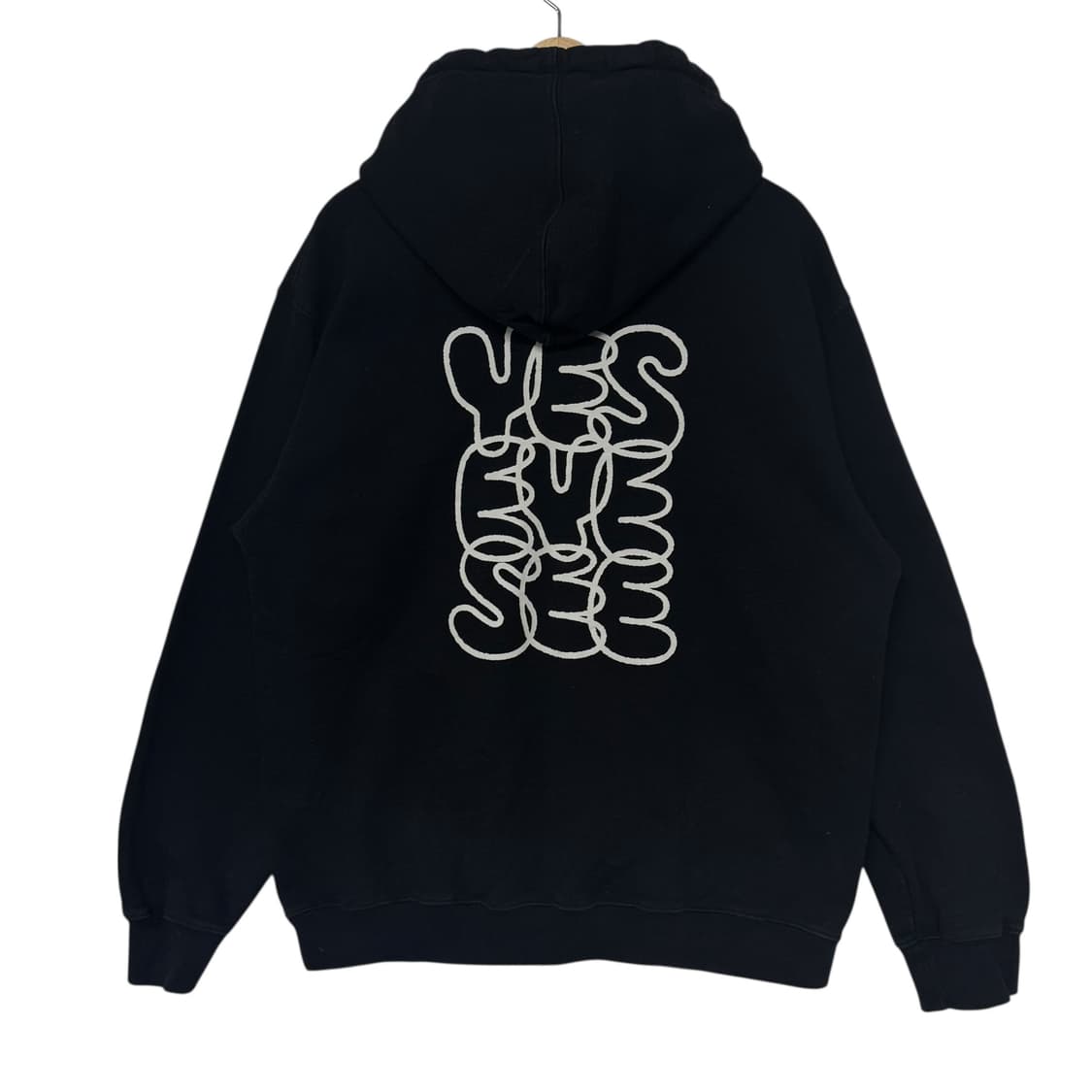 예스아이씨 백로고 후드티 상품이미지1