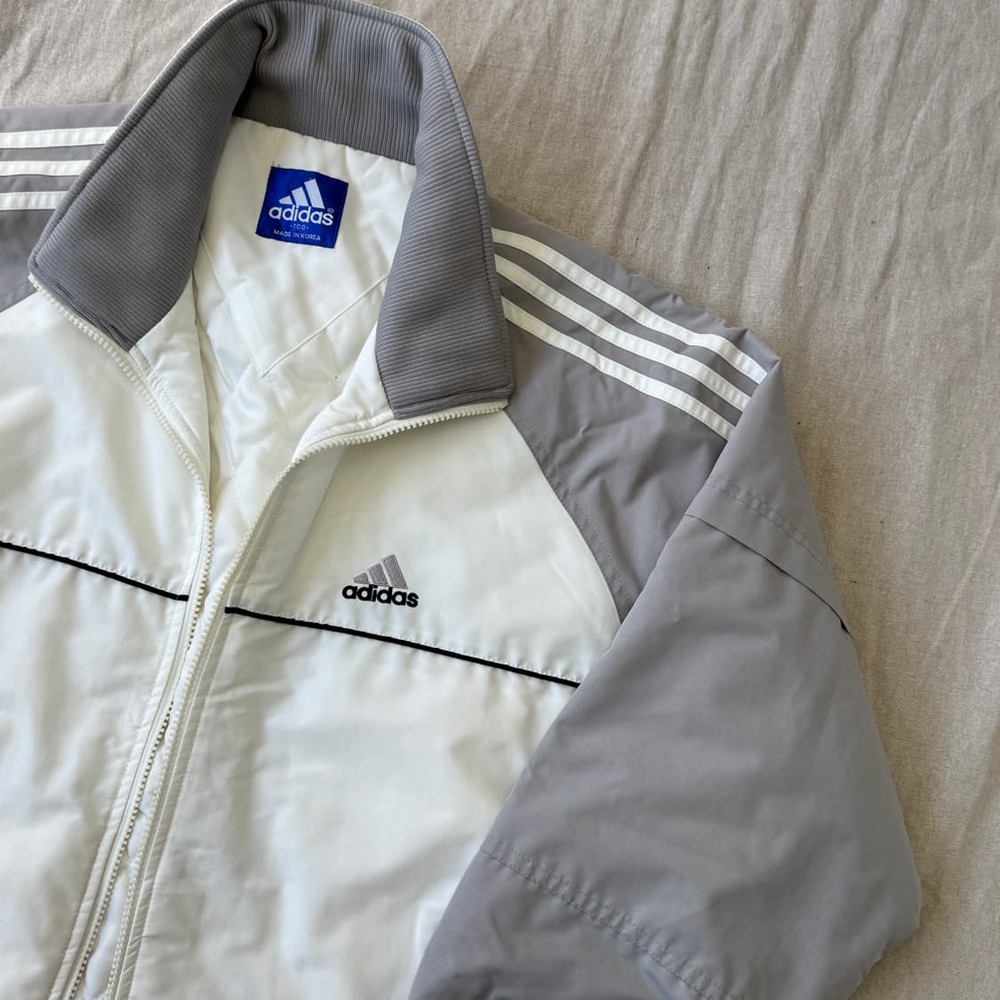 아디다스 올드스쿨 사이드라인 누빔 점퍼 100(105) 상품이미지2
