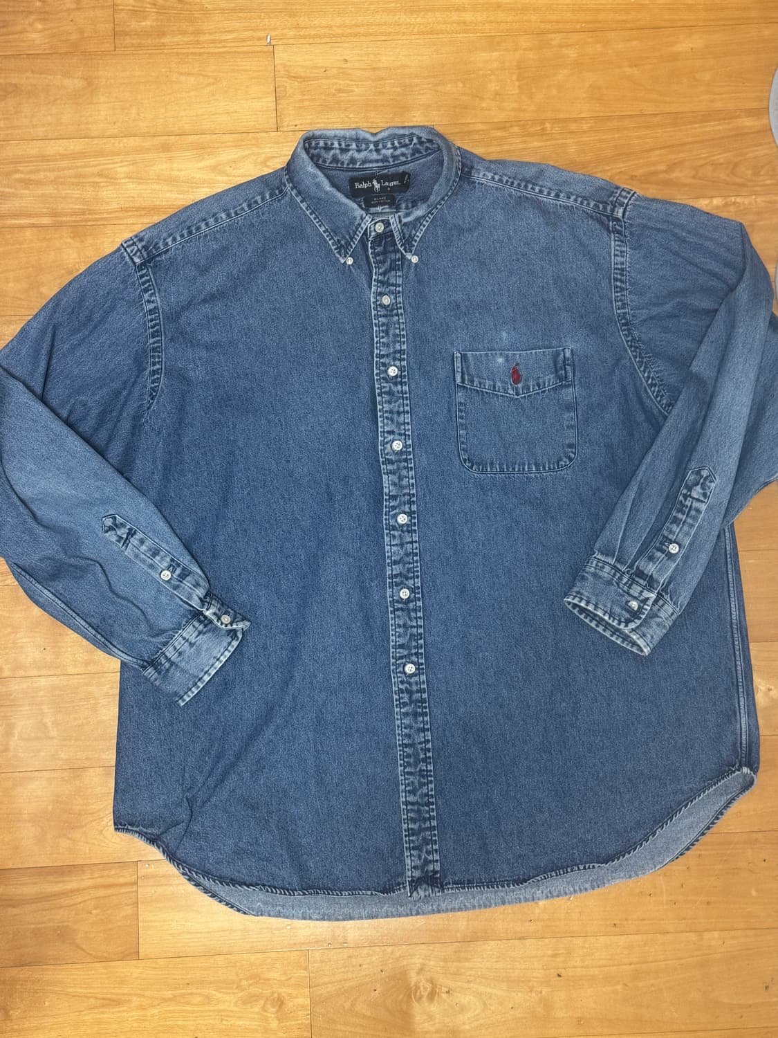 폴로 랄프로렌 블레이크핏 데님 셔츠  상품이미지1