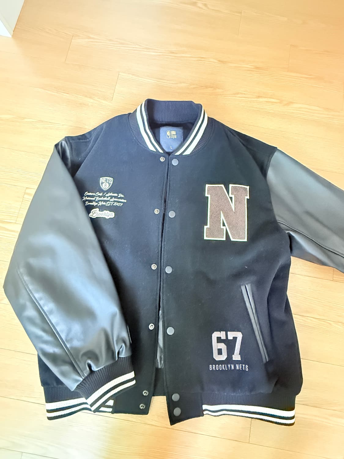 Nba 브루클린 바시티 자켓 상품이미지1