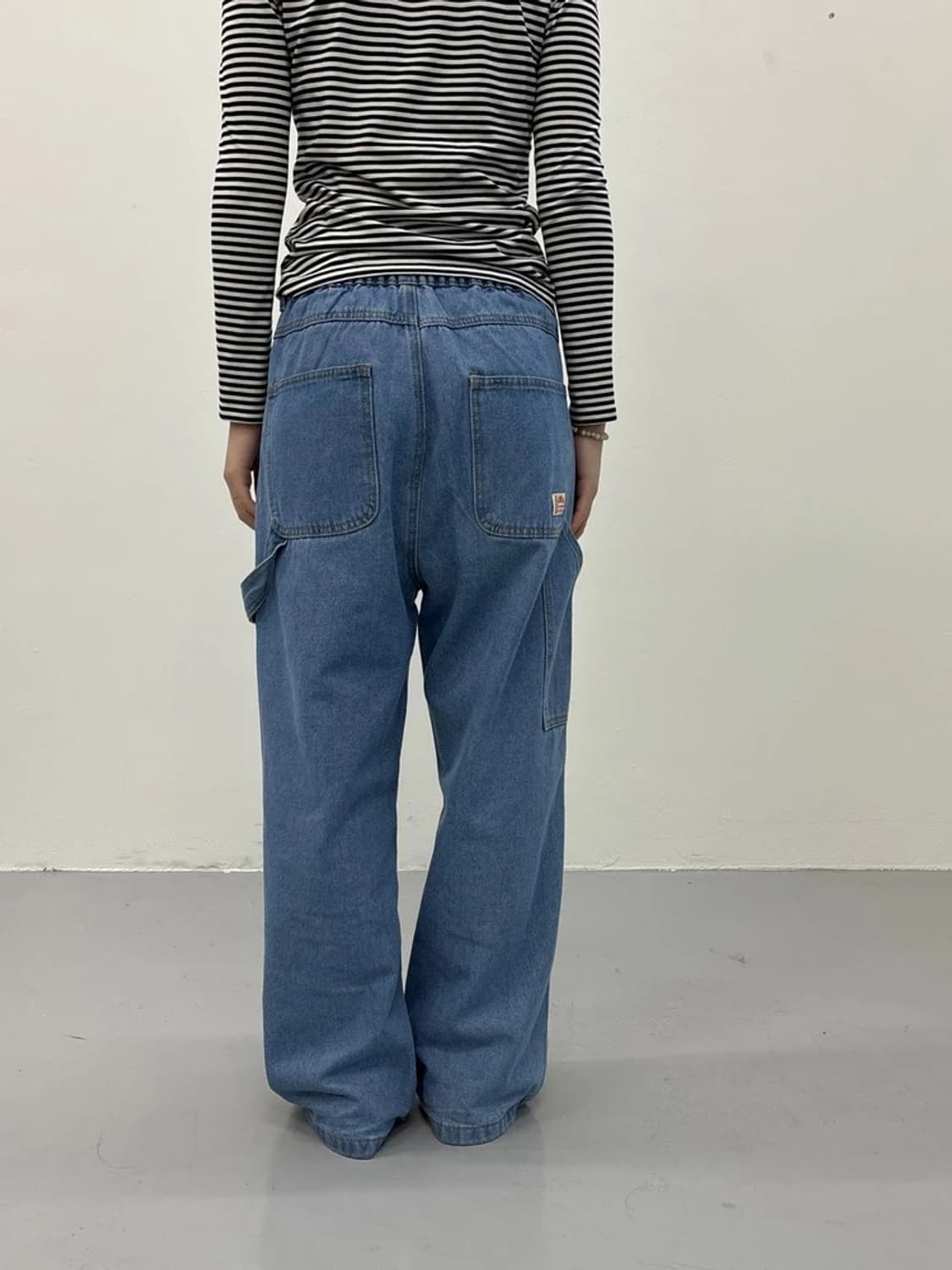 Java Elastic Waist Denim Pants 상품이미지3