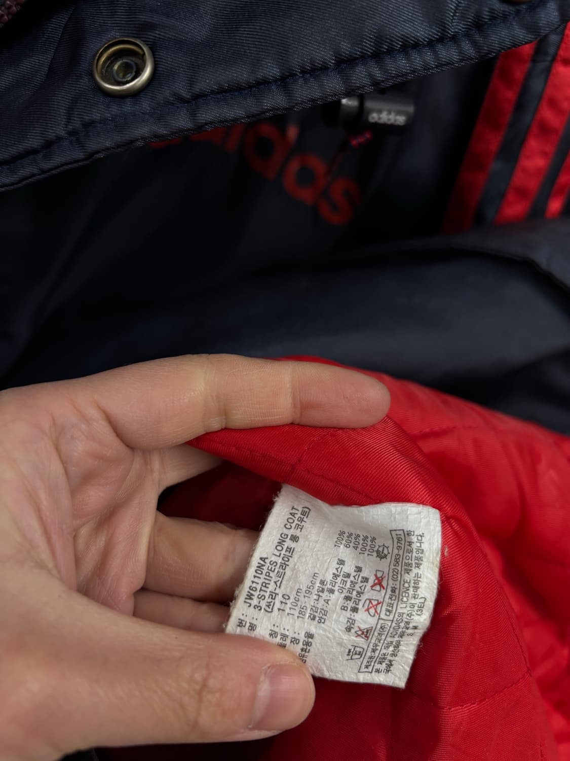 아디다스 올드스쿨  양털 롱자켓 상품이미지6