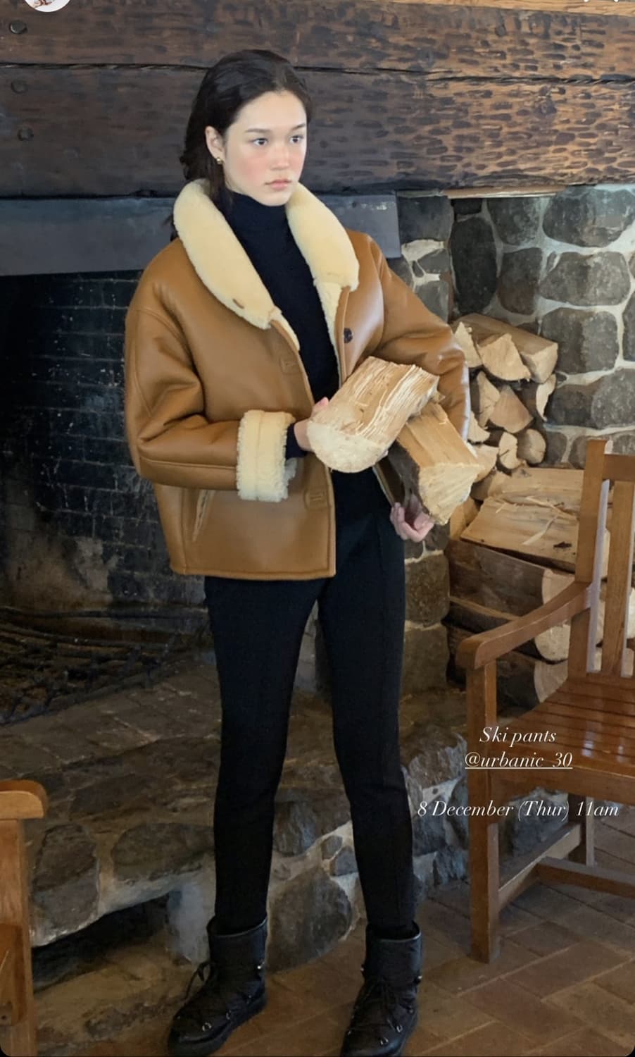 얼바닉30 Urbanic30 블랙 스키 팬츠 3 상품이미지10