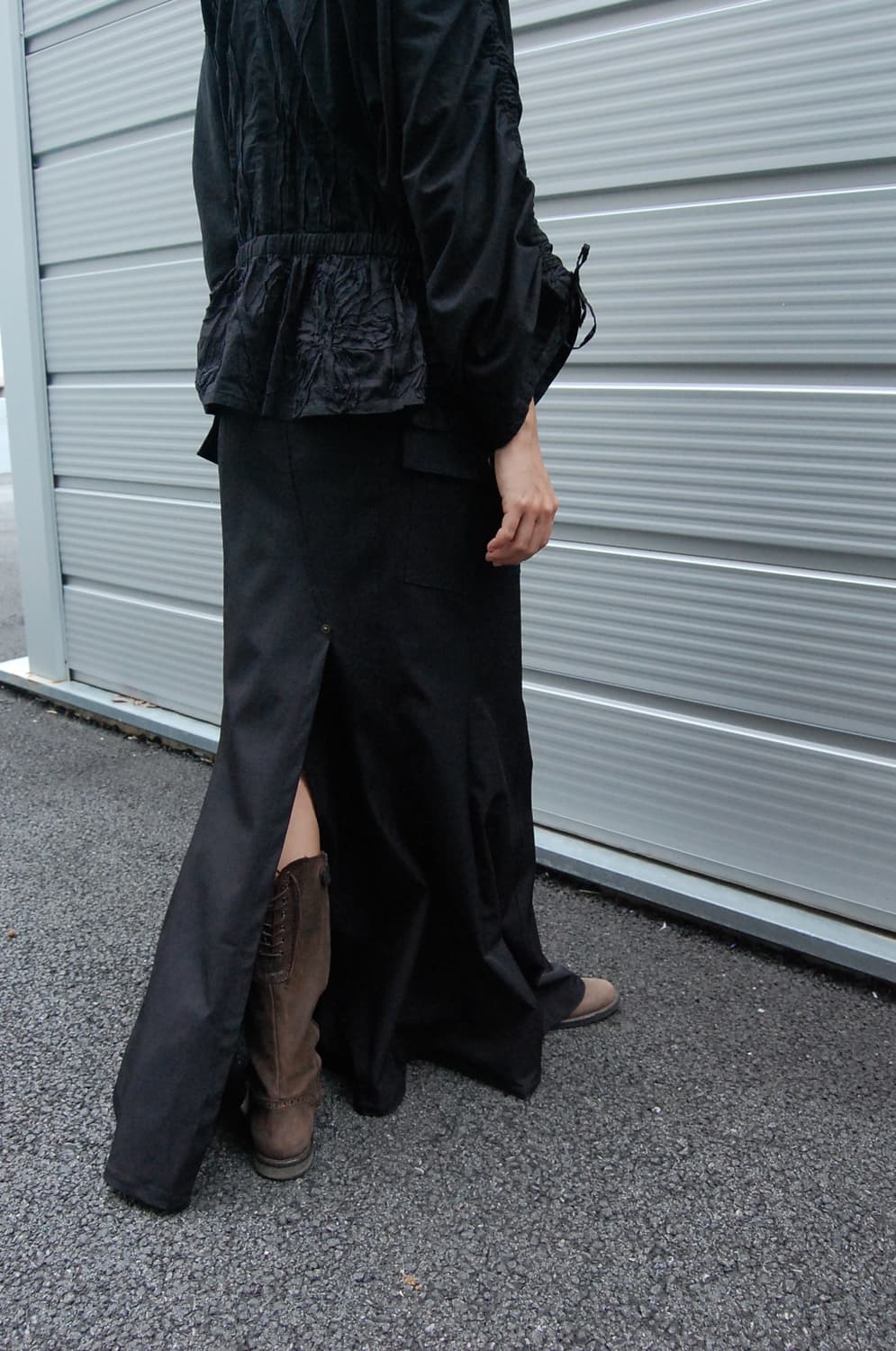 Tilt 2way maxi Skirt 상품이미지5