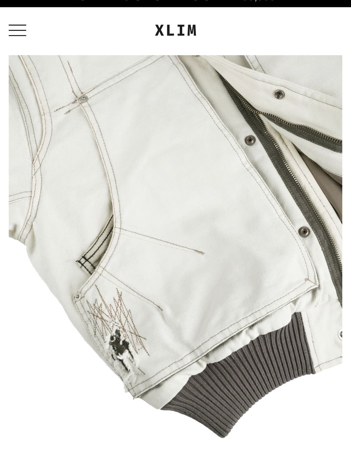 [M] 엑슬림 EP.8 04 JACKET COLOR: IVORY 새상품 상품이미지4