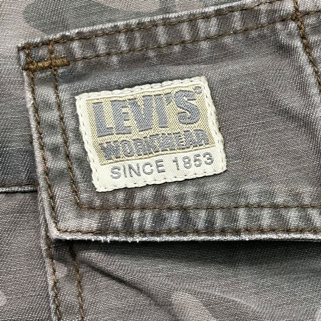 LEVI'S 카모팬츠 카고 하프 팬츠 W33 상품이미지7