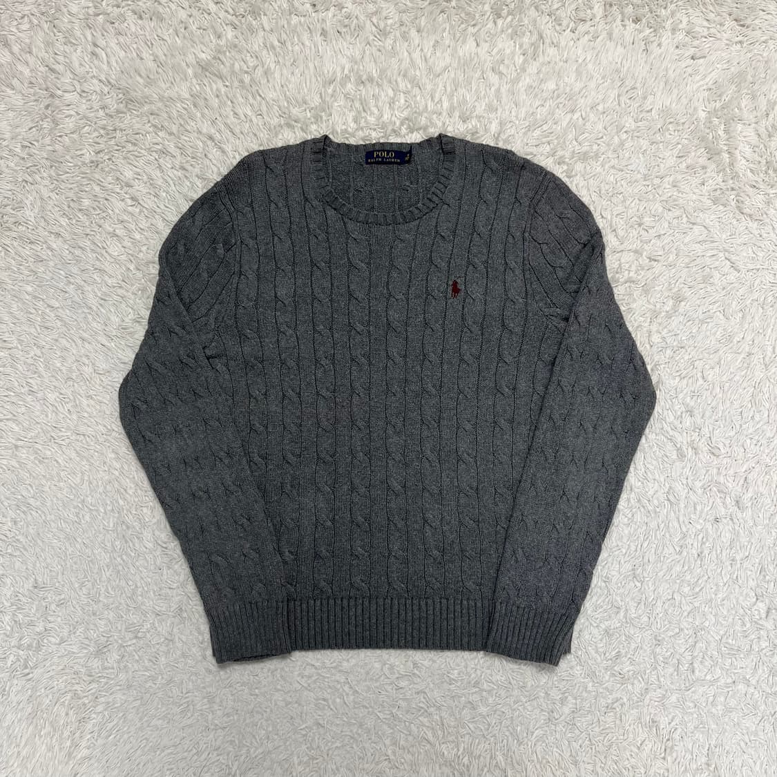 Polo Ralph Lauren grey cable knit  상품이미지4