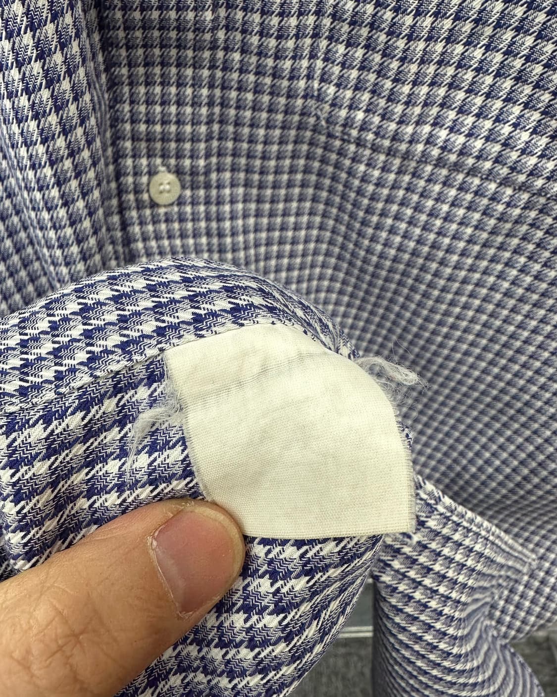 (100)90'S 크리스챤 디올 체크셔츠-M1613 상품이미지5