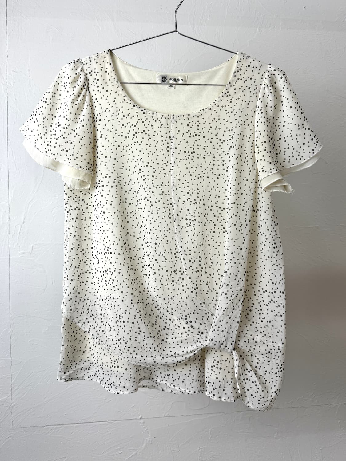Michel Klein 드레이프 도트 블라우스 상품이미지2