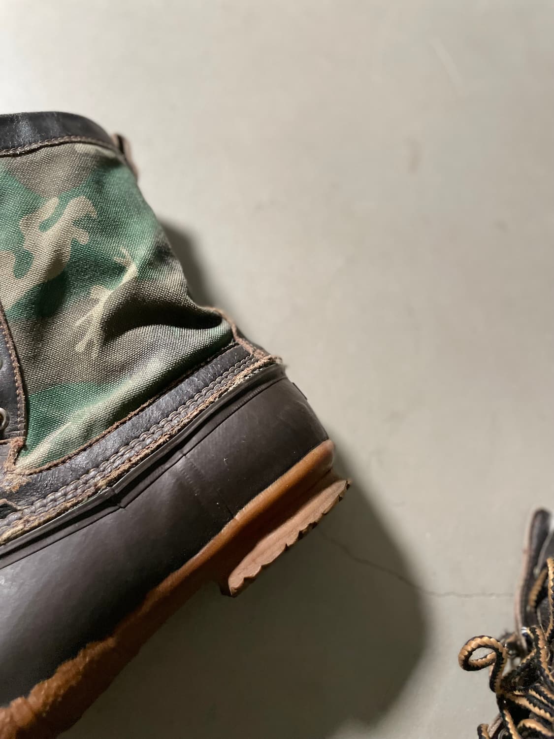 카벨라스 90‘s Vintage Camo Duck Boots 상품이미지4