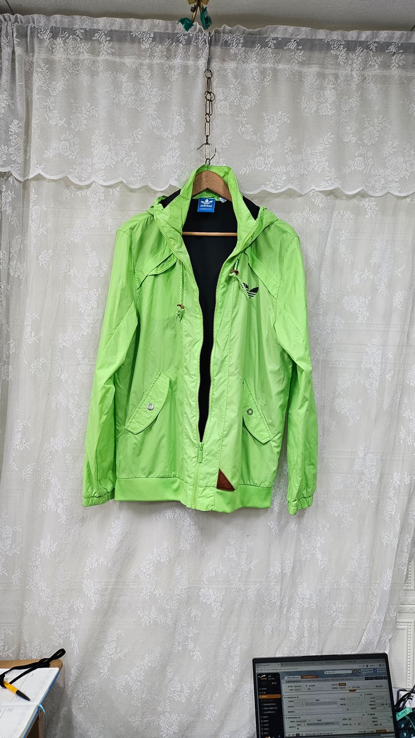 아디다스   그린 바람막이  상품이미지1