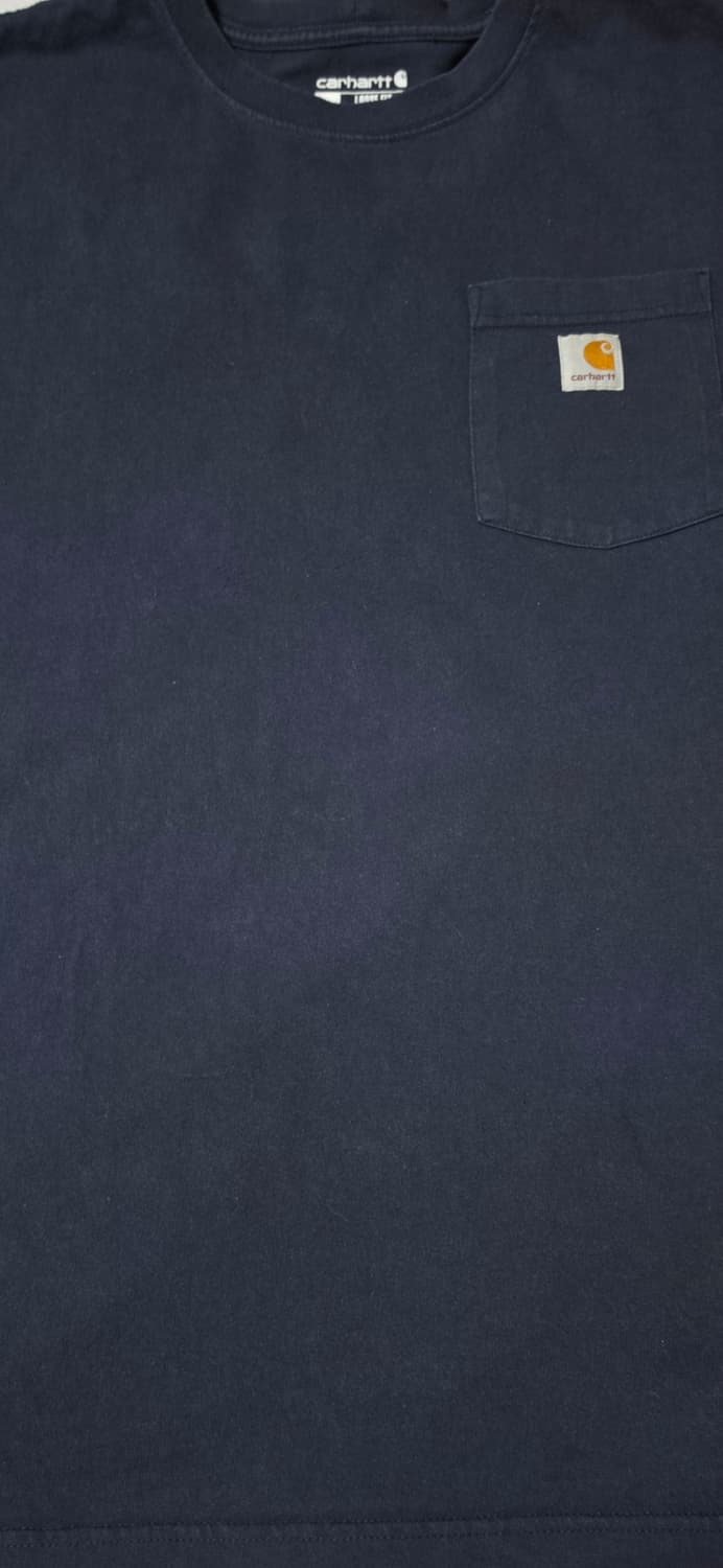 칼하트 포켓 반팔티 루즈핏 네이비 XL 상품이미지5