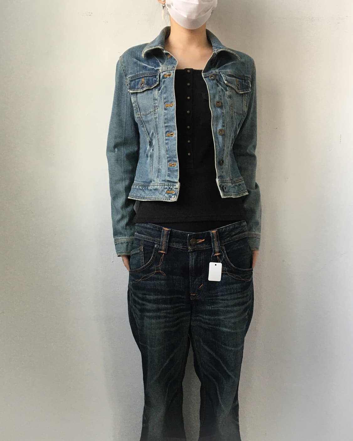 Denim washing jacket 상품이미지5