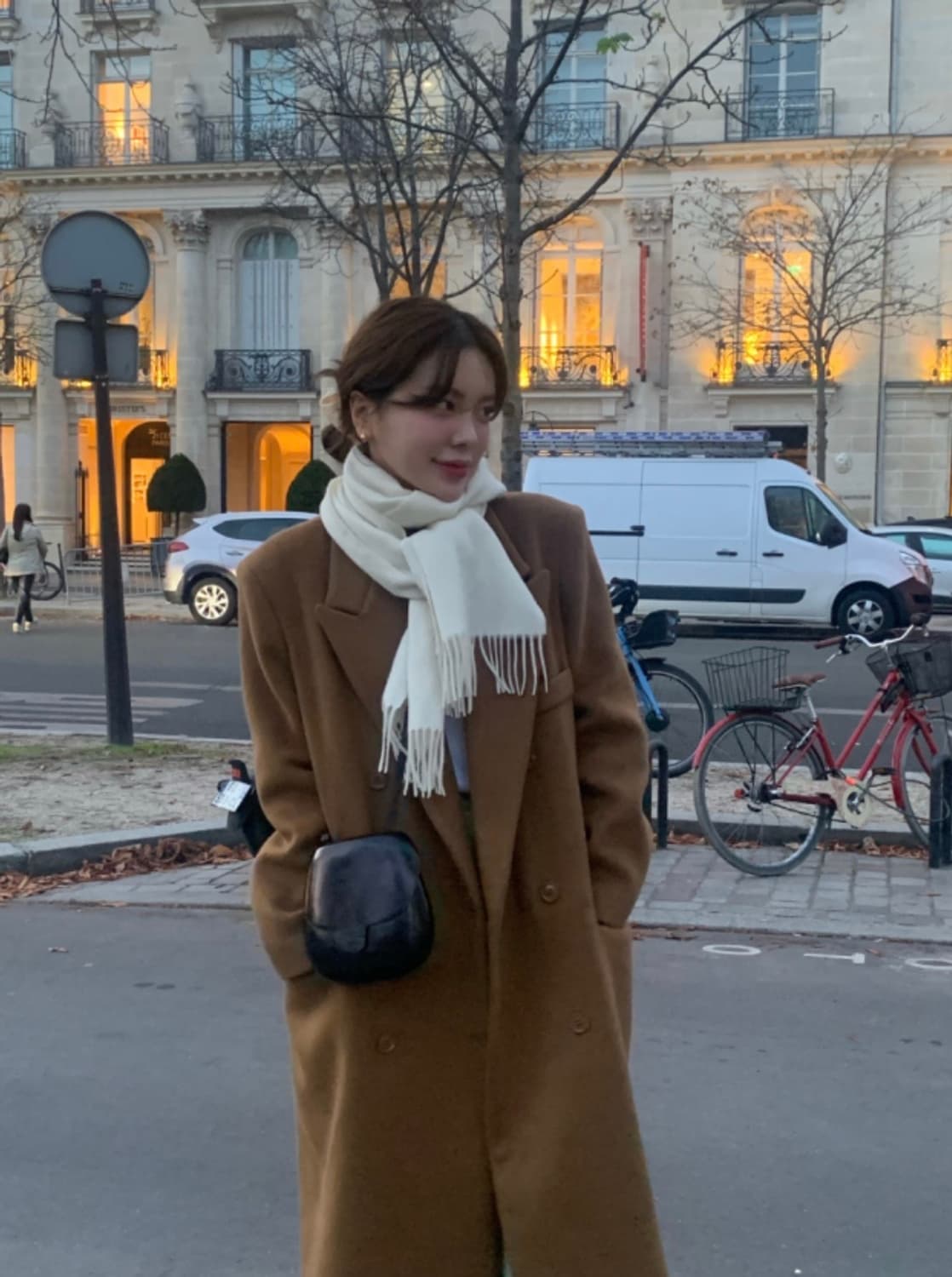 위드아웃썸머 클래식 더블 울 코트 브라운 위아썸 상품이미지2